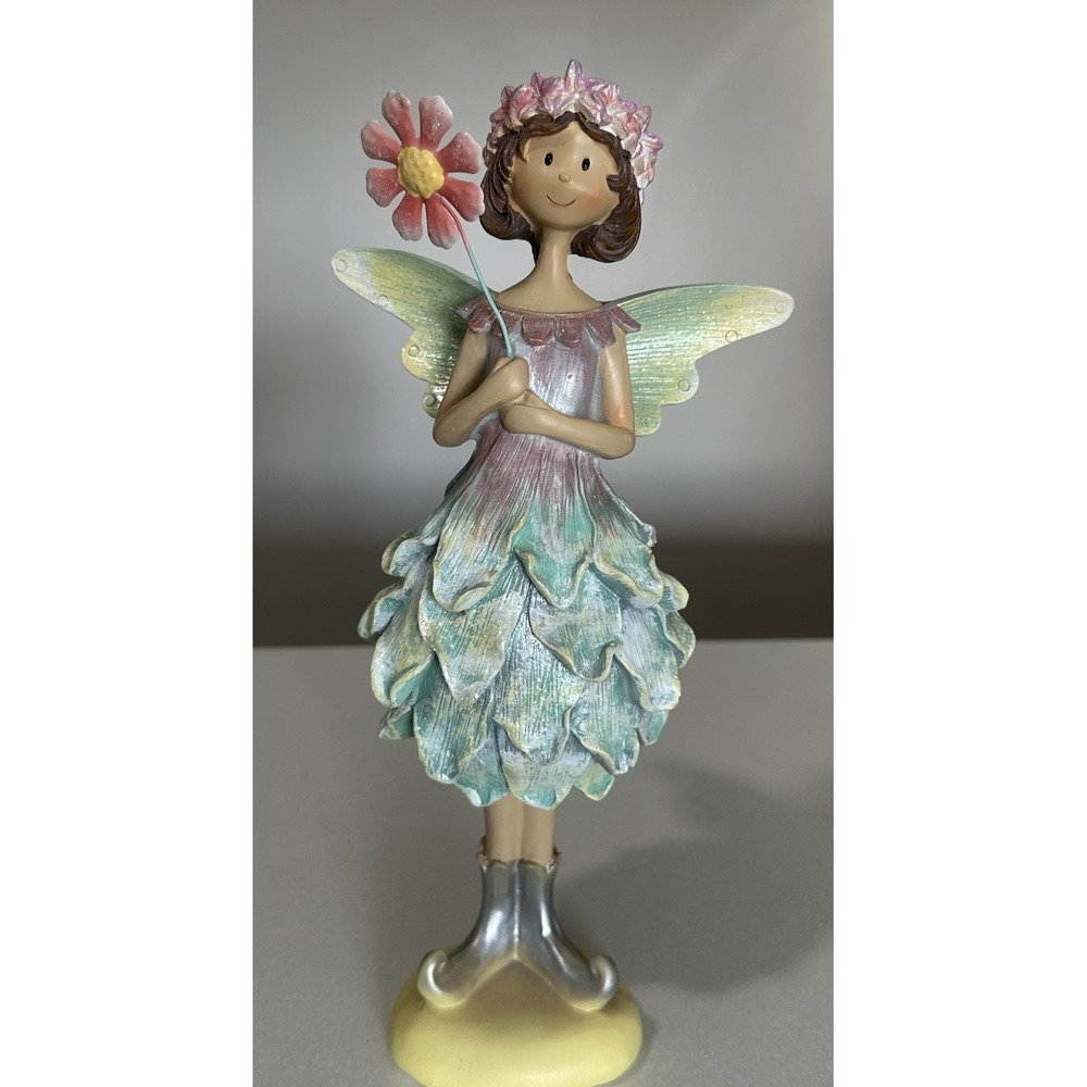 Butterfly Princess Fairy Figurine Flower Garden Daisy Indoor Outdoor Rae Dunn
